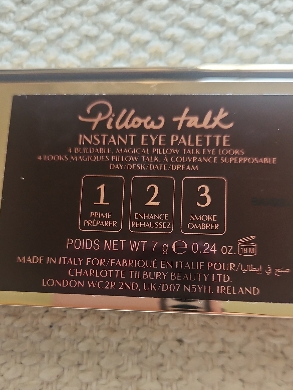 Charlotte Tilbury Eyesshadow Pallet - Pillow Talk - Picture 3 of 5
